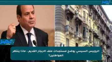 الرئيس السيسي يوضح مستجدات ملف الإيجار القديم.. ماذا ينتظر المواطنين؟
